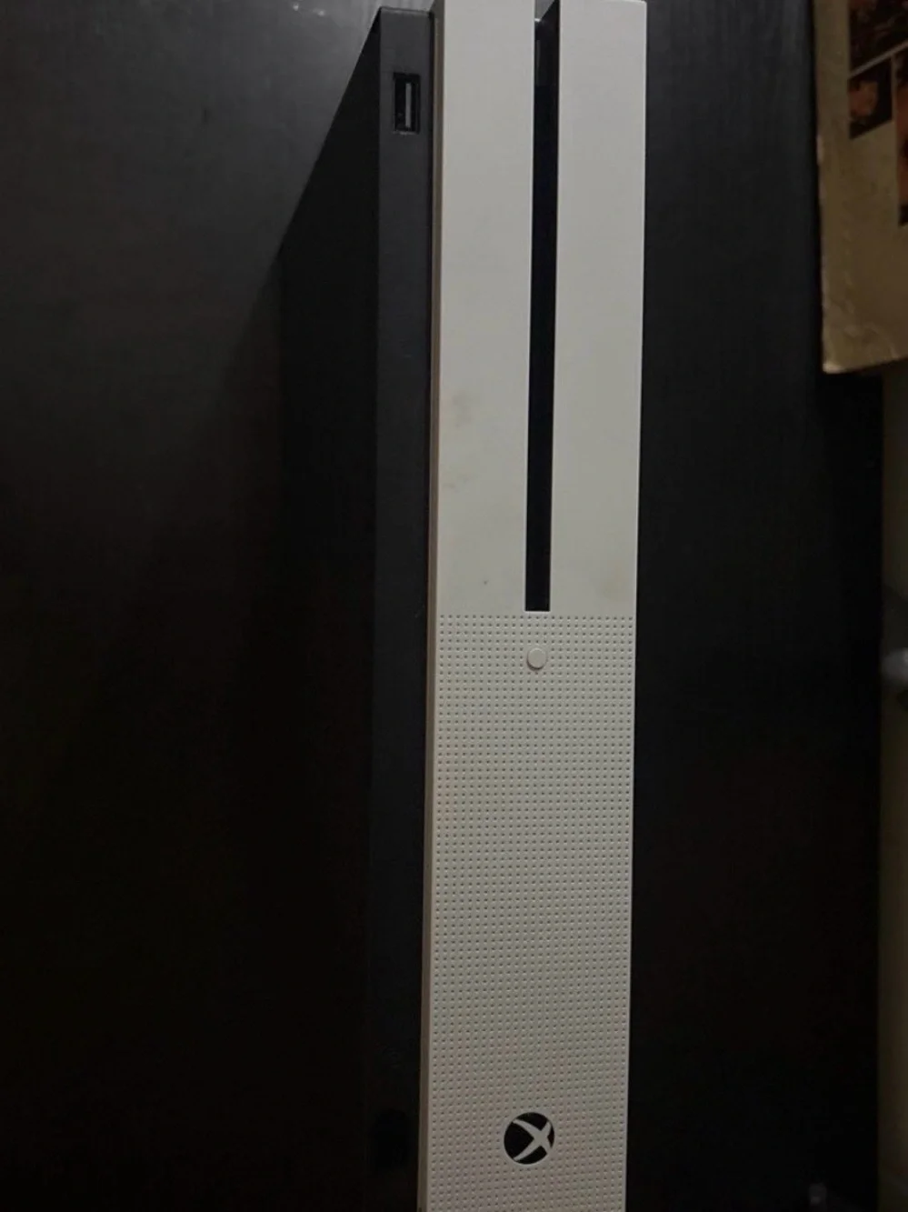 Microsoft White Xbox Series S Console Top Panel with Circular Vent